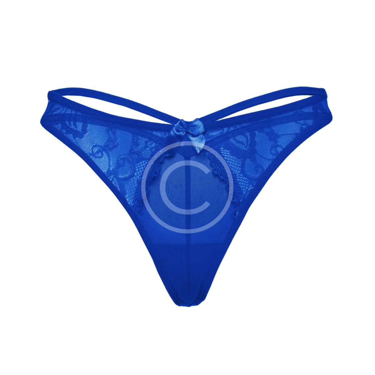 Blue satin panties 1 Blue satin panties