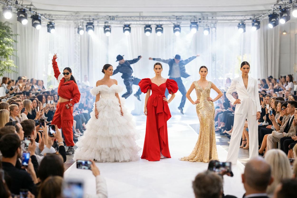 défilé chorégraphié